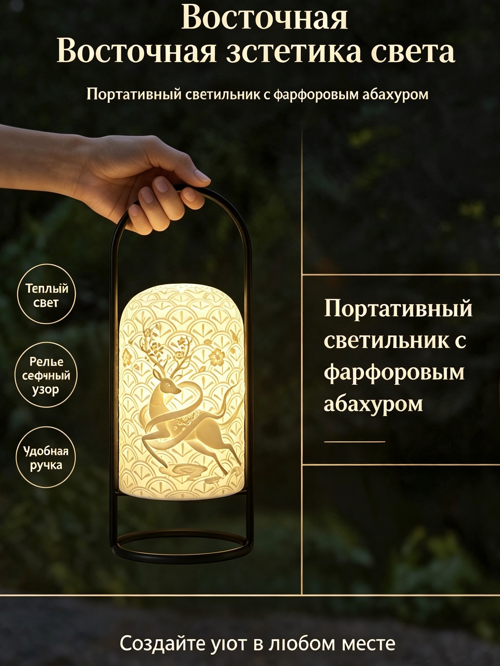 一路生花-香薰陶瓷灯 - 图片 9